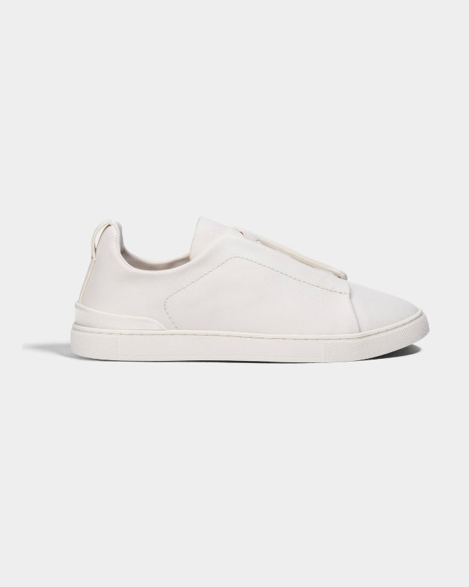 Zapatillas sin cordones blanco roto