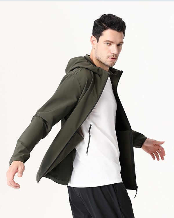 Chaleco deportivo Tech impermeable con capuchón