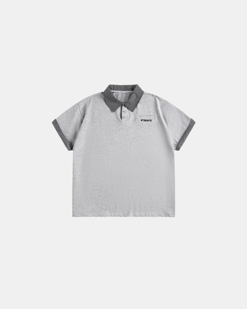 Polo con doble cuello de contraste