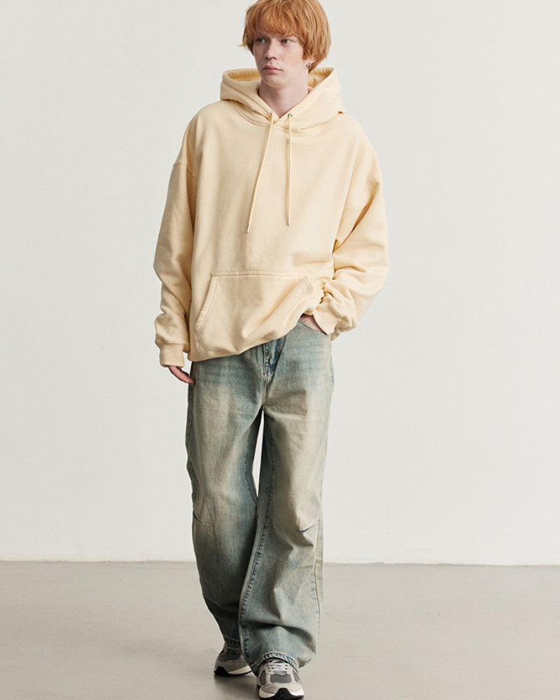 Sudadera oversize con cordones