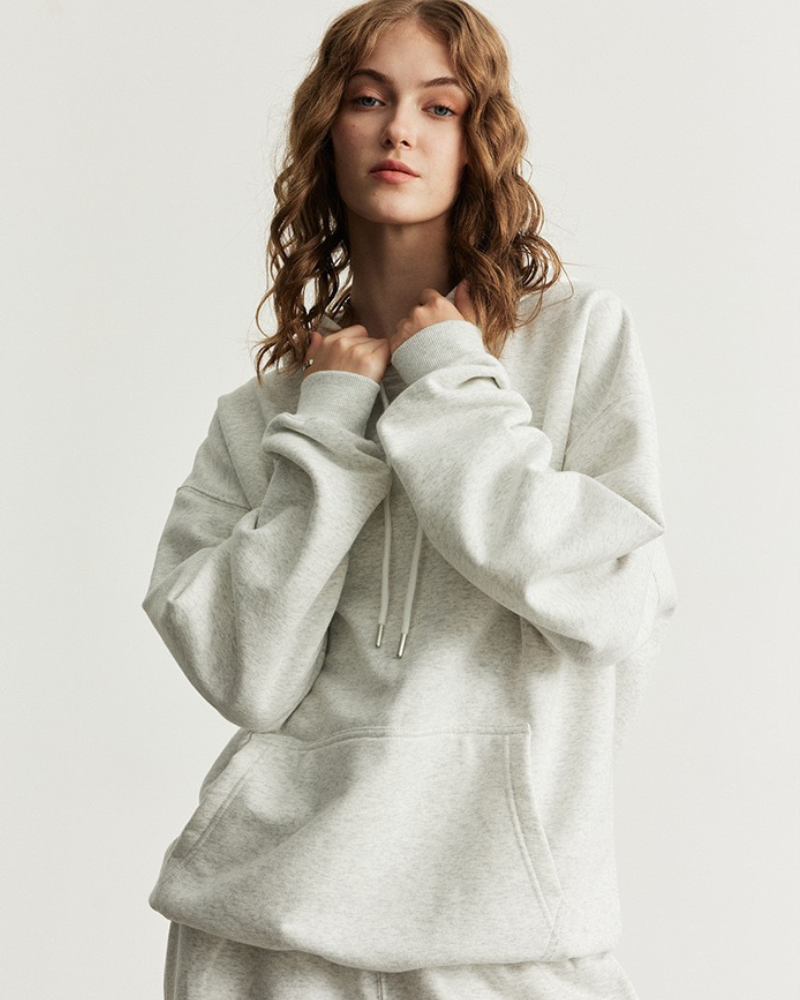 Sudadera oversize con cordones