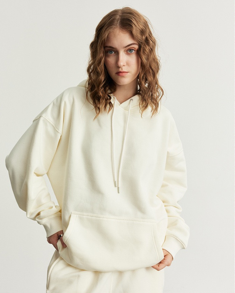 Sudadera oversize con cordones