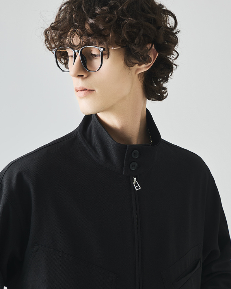 Chaqueta con cremallera Tour's High-Neck Utility