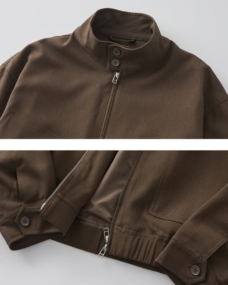 Chaqueta con cremallera Tour's High-Neck Utility