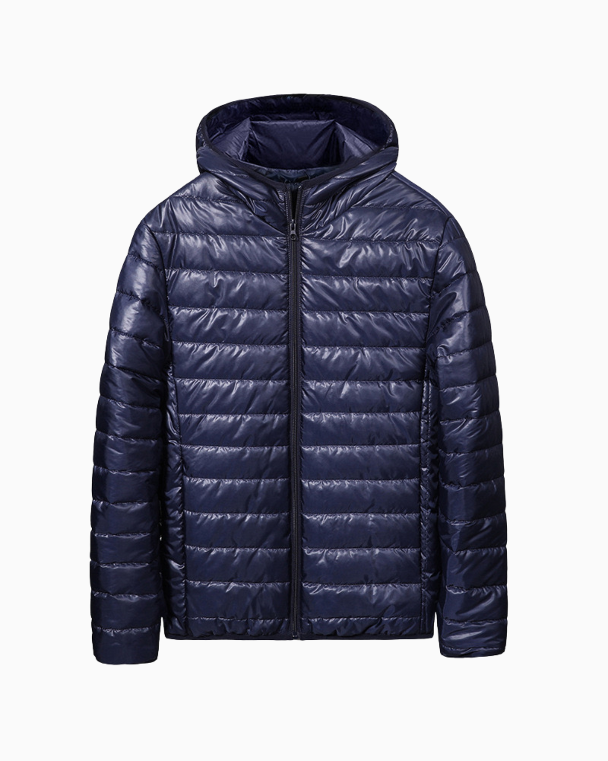 Chaqueta ligera acolchada con capucha