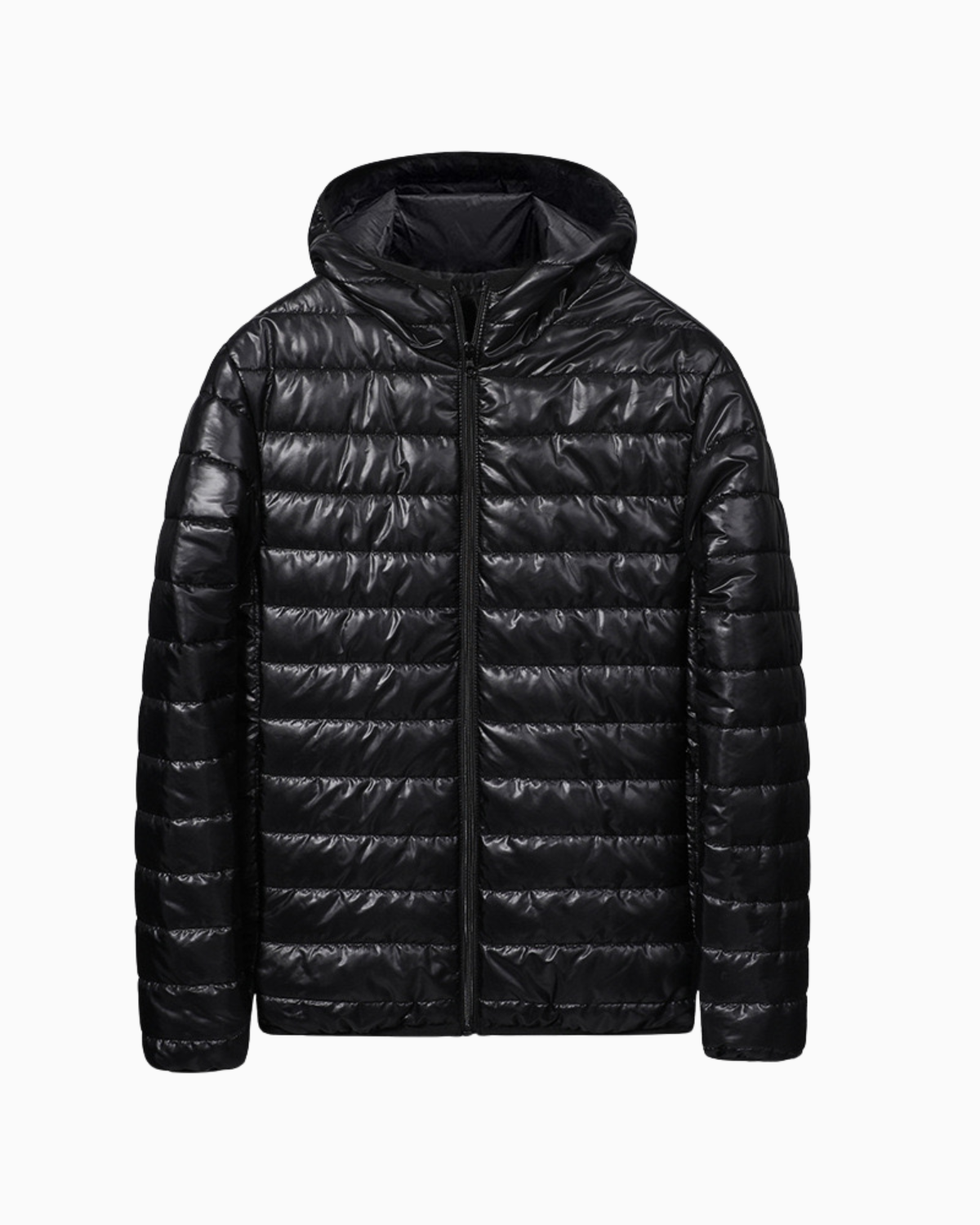 Chaqueta ligera acolchada con capucha
