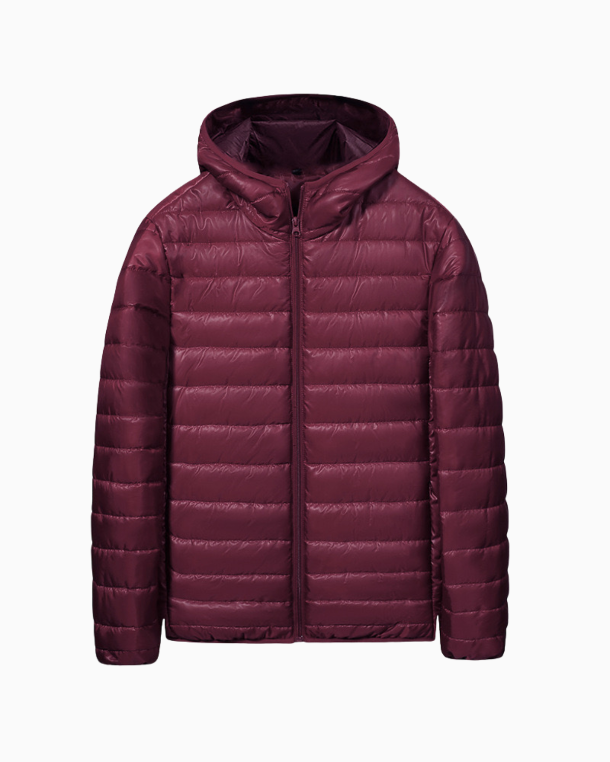 Chaqueta ligera acolchada con capucha