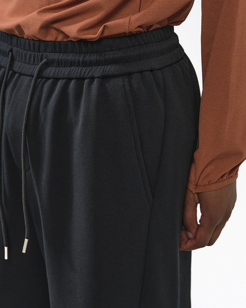 Pantalones relaxed fit con cordón