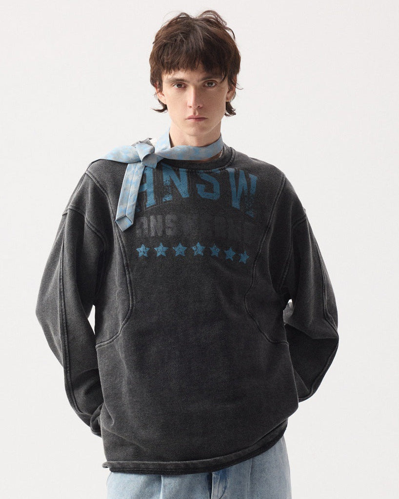 The Hudson Washed Knit Sweater