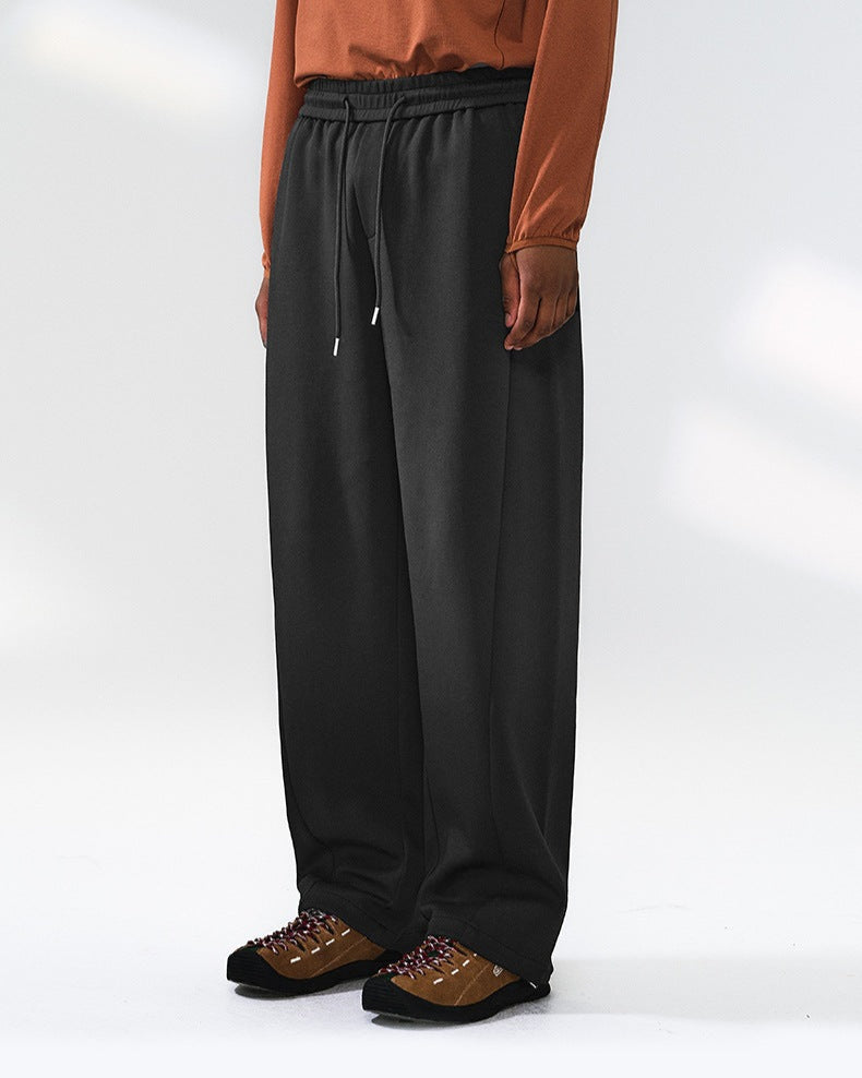 Pantalones relaxed fit con cordón