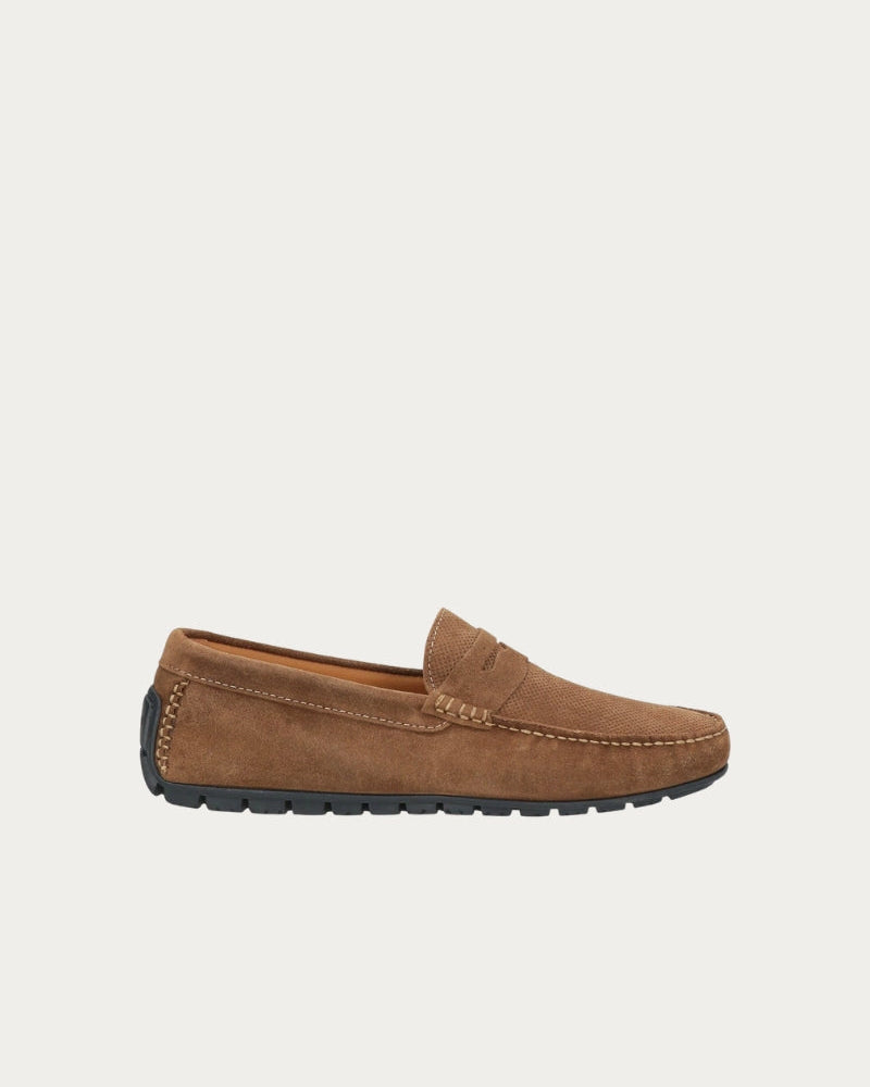 Mocasines marrones de ante