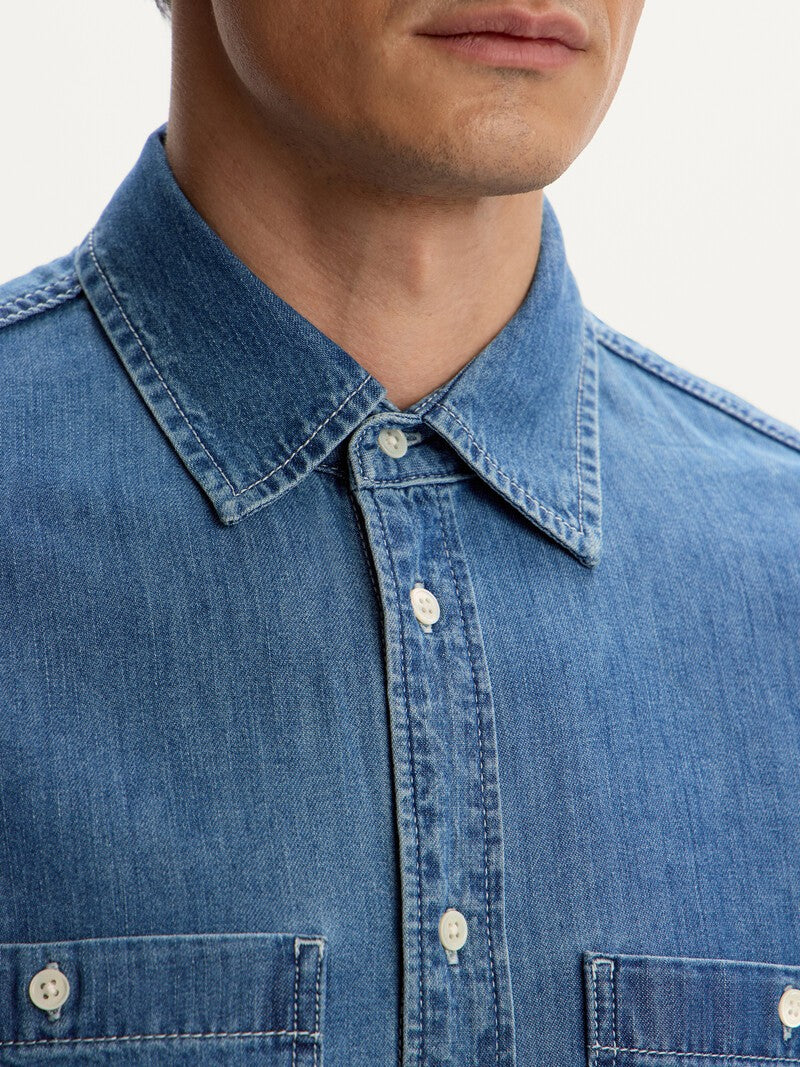 Camisa vaquera azul