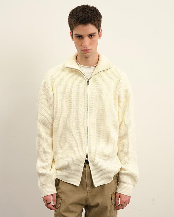 The Arcline Ribbed Knit Cardigan