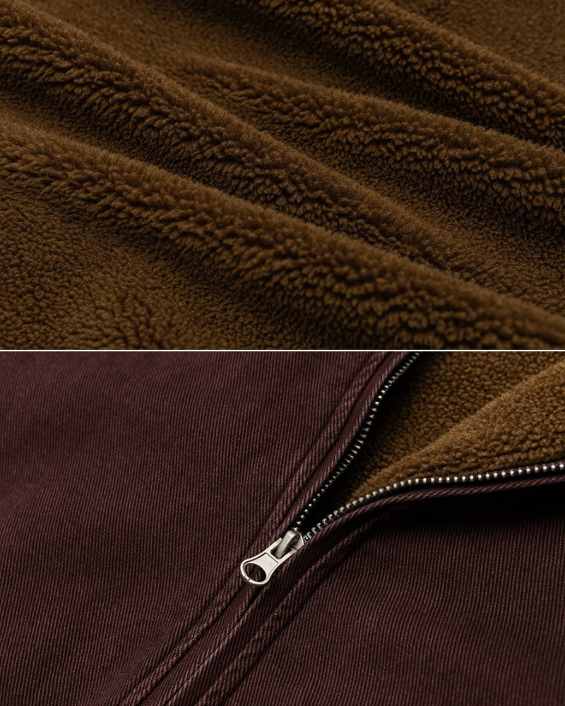 Sherpa-vuorattu bomber-takki