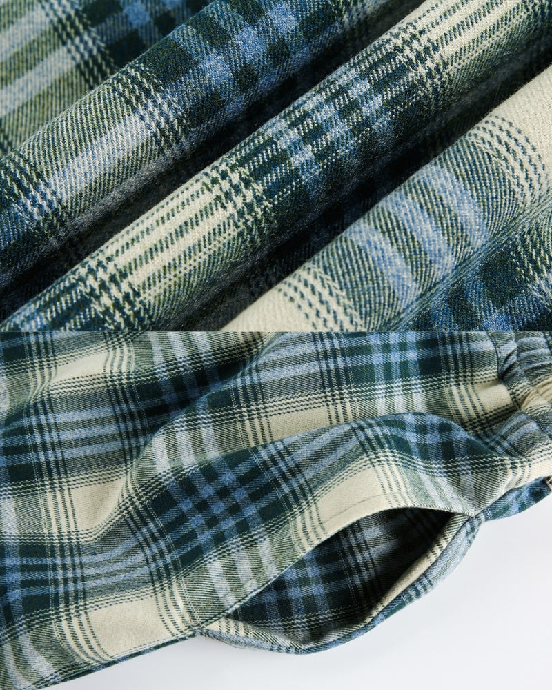 Rento ruudullinen kiristysnauha pyjamahousut