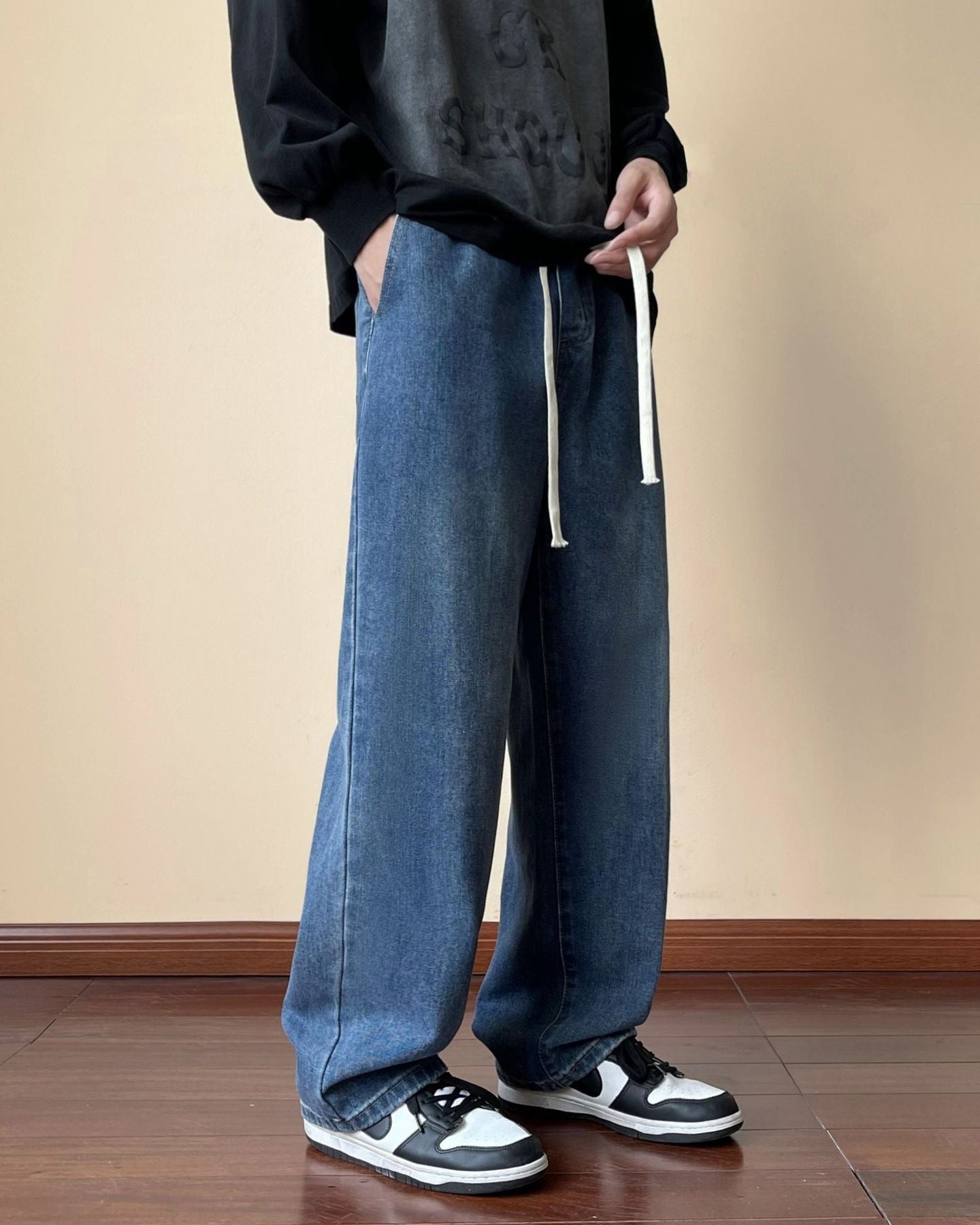 The Claybourne Washed Drape Jeans