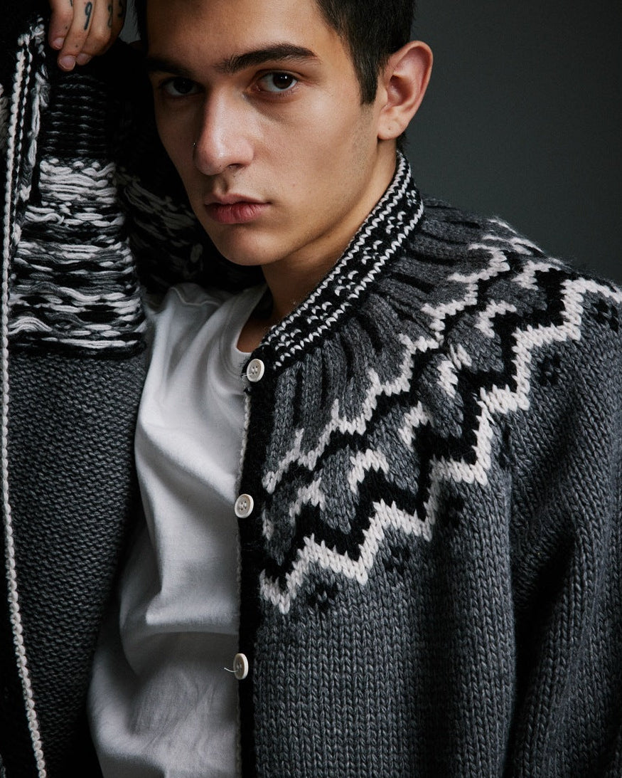 The Solenne Knit Cardigan Sweater