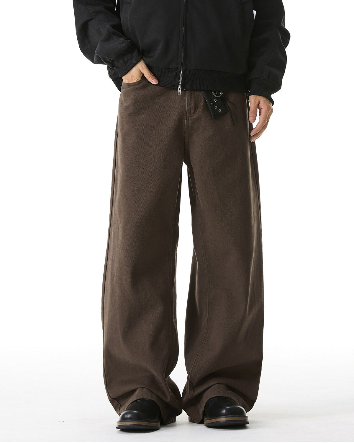 Les pantalons rétro à jambes larges The Ease