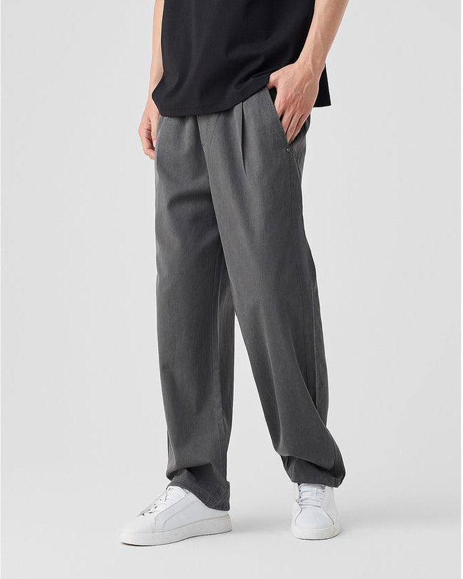 Le pantalon Momeike LuxeFlex en mélange tencel-coton