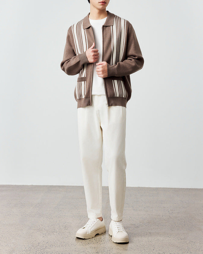 Le cardigan Mo Maike Rayed Harmony Knit
