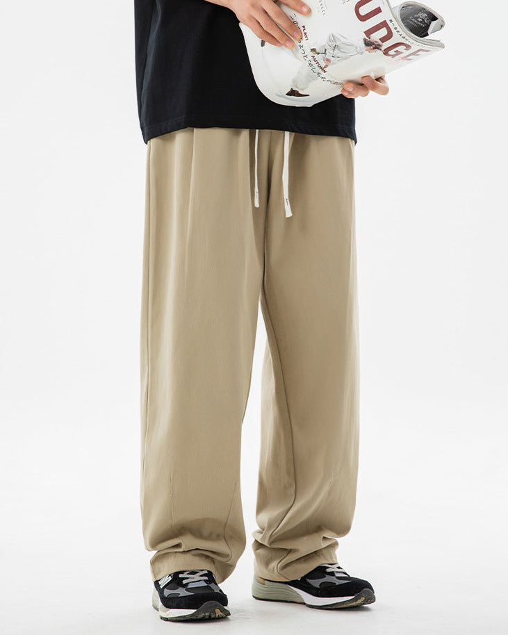 Le pantalon de coton plissé Drift