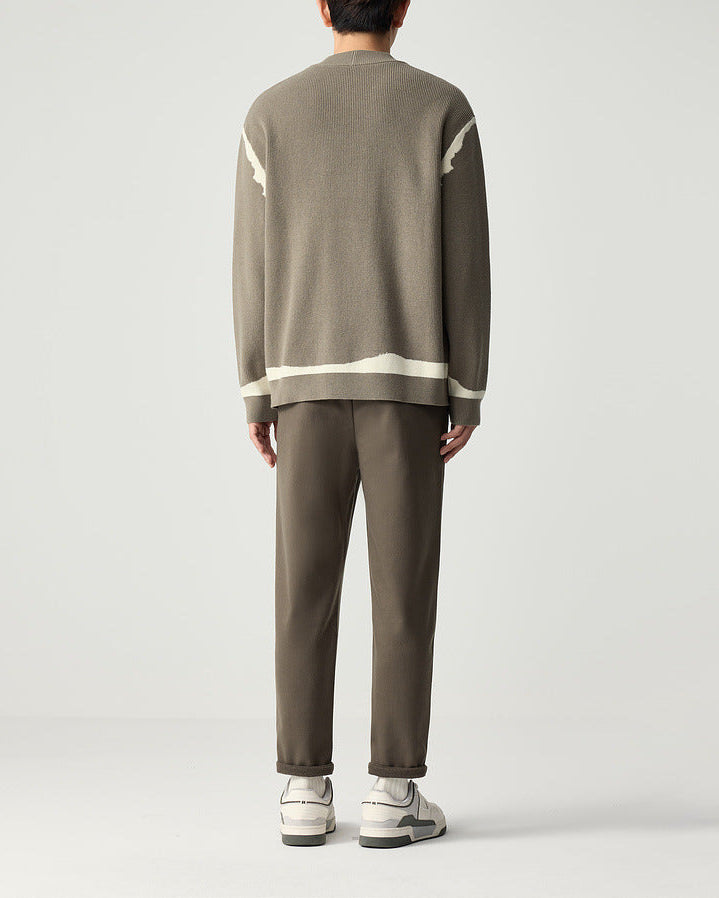 Le cardigan en tricot stylé à col en V Mo Maike 2025