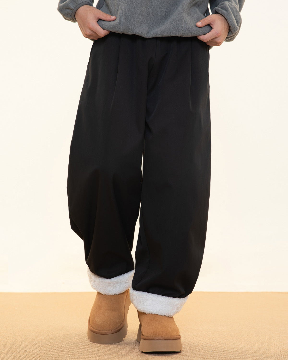 Les jeans Split Pleat Fleece