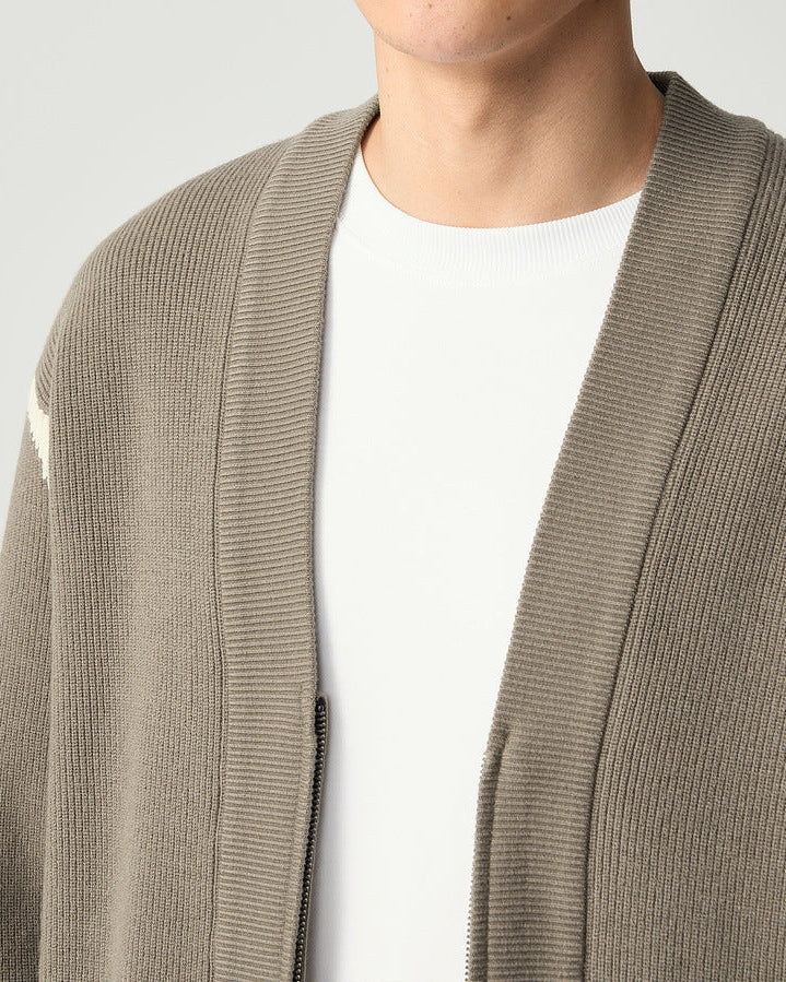 Le cardigan en tricot stylé à col en V Mo Maike 2025