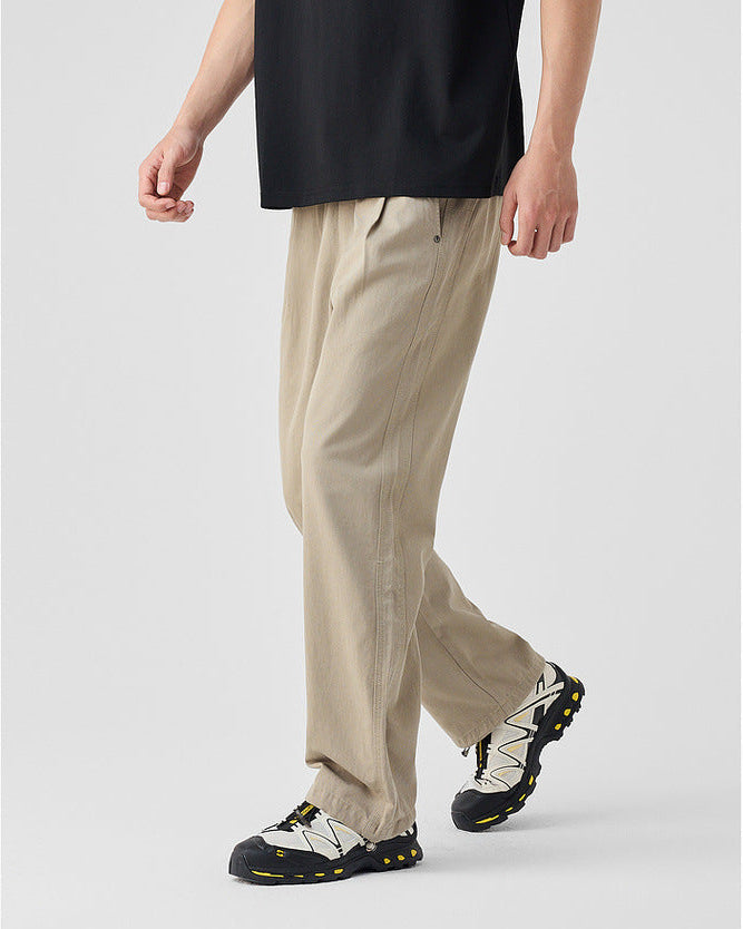 Le pantalon Momeike LuxeFlex en mélange tencel-coton