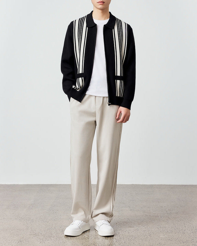 Le cardigan Mo Maike Rayed Harmony Knit