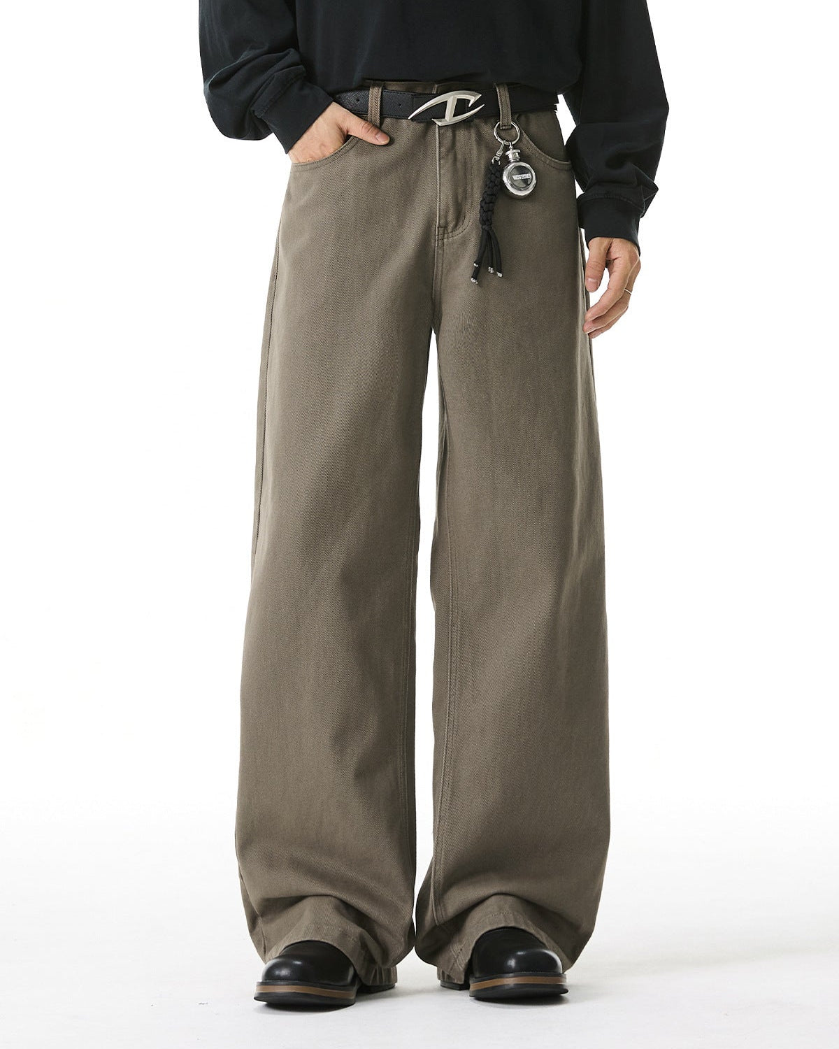 Les pantalons rétro à jambes larges The Ease