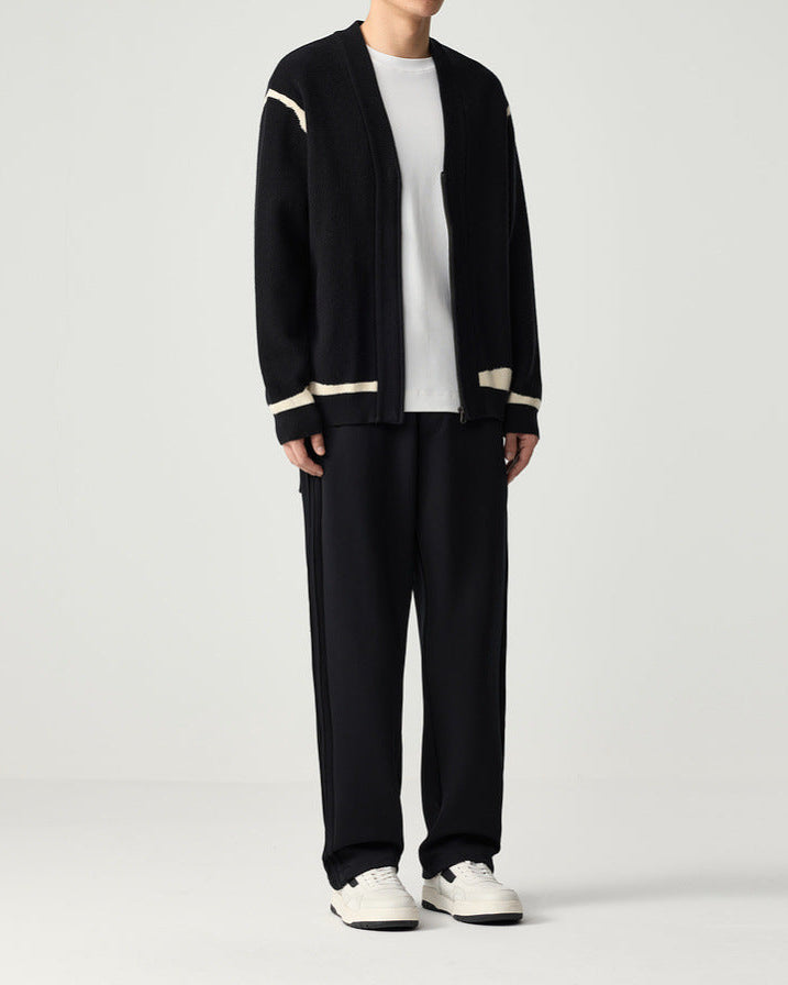Le cardigan en tricot stylé à col en V Mo Maike 2025