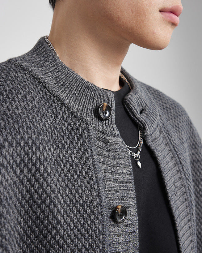 Le cardigan tricot Jacquard à l’ananas