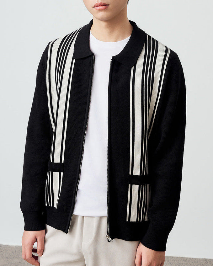 Le cardigan Mo Maike Rayed Harmony Knit