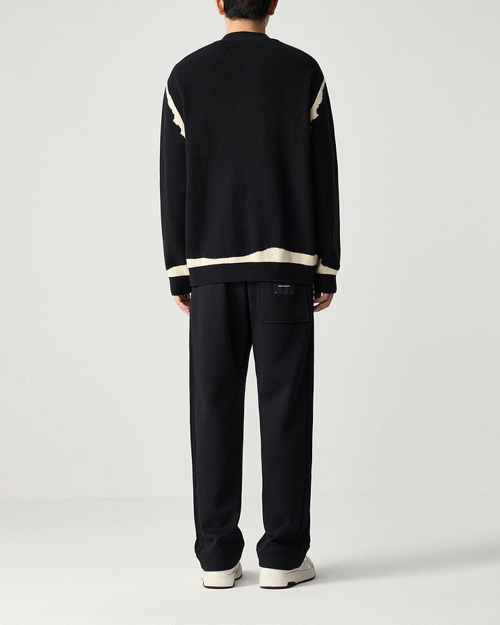 Le cardigan en tricot stylé à col en V Mo Maike 2025