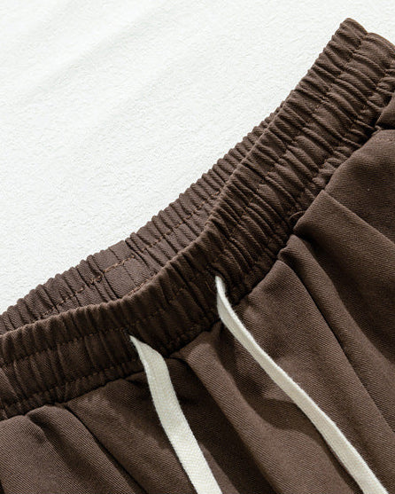 Le pantalon de coton plissé Drift