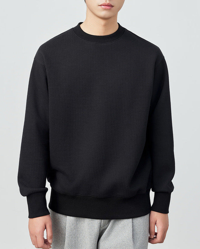 Le chandail en tricot gaufre Mimaike 320g