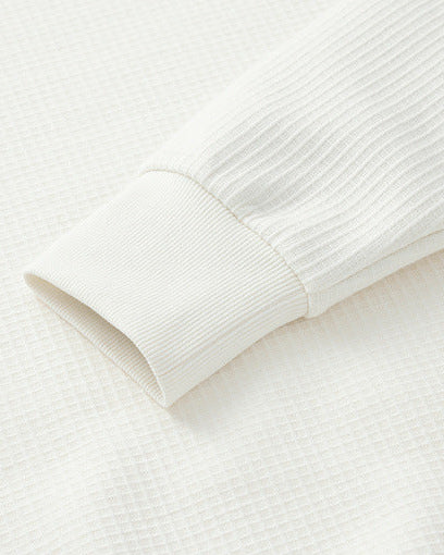 Le chandail en tricot gaufre Mimaike 320g