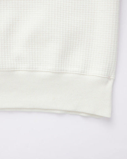 Le chandail en tricot gaufre Mimaike 320g