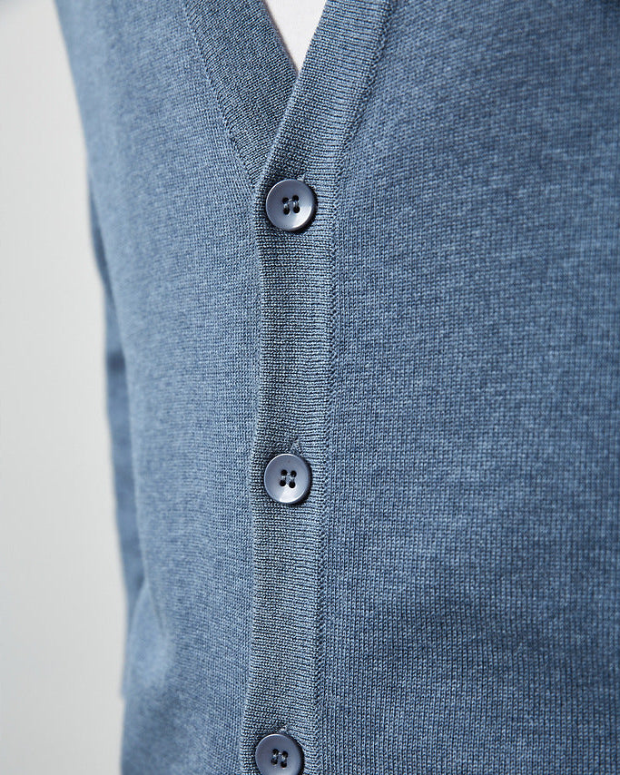 Le cardigan en tricot Mimaike Essential à col en V