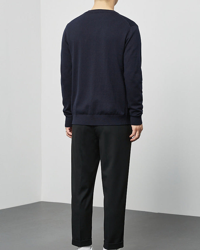 Le cardigan en tricot Mimaike Essential à col en V