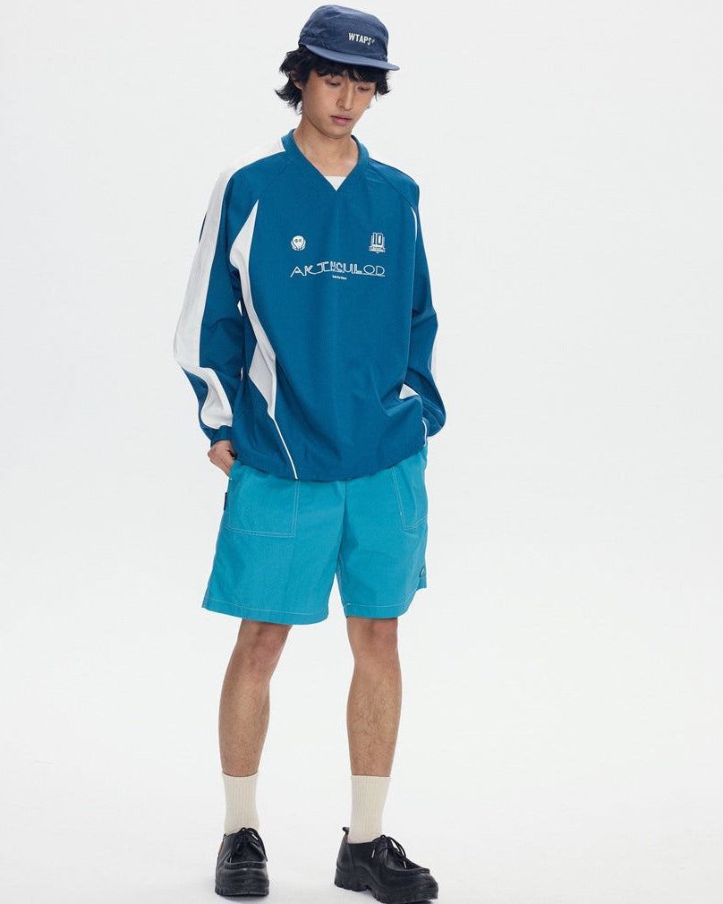 The Lennox V-Neck Raglan Sleeve Sweatshirt