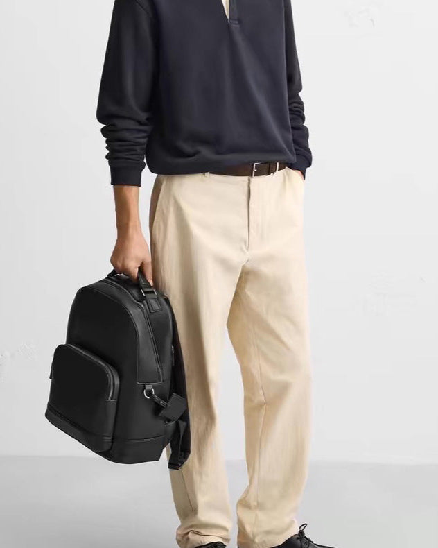 Sac à dos en cuir exécutif