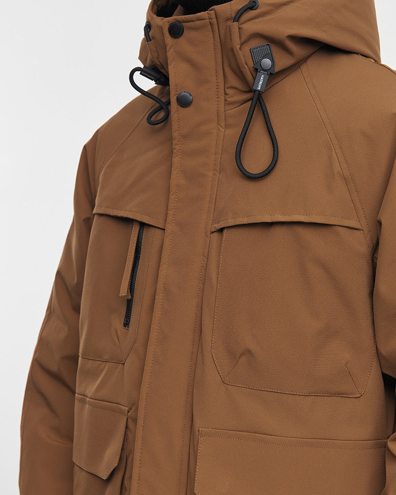 The Aldric Parka en duvet à capuche