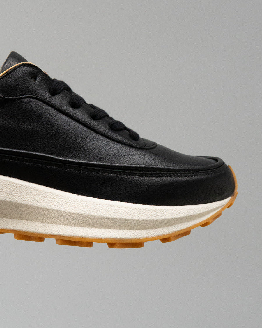 Baskets Forrest Gump en peau de vache