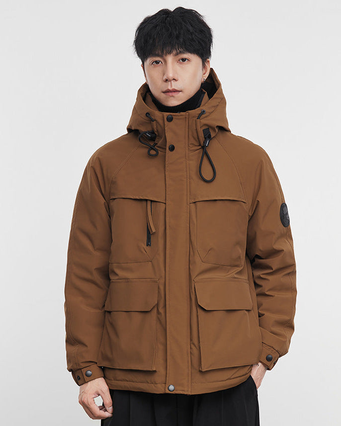 The Aldric Parka en duvet à capuche