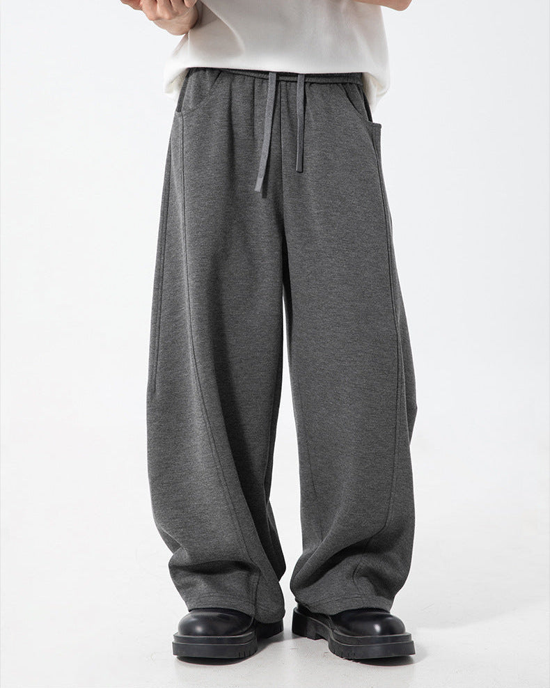 The Split-Stitch Textured Casual Pants (Pantalon décontracté texturé à points fendus)