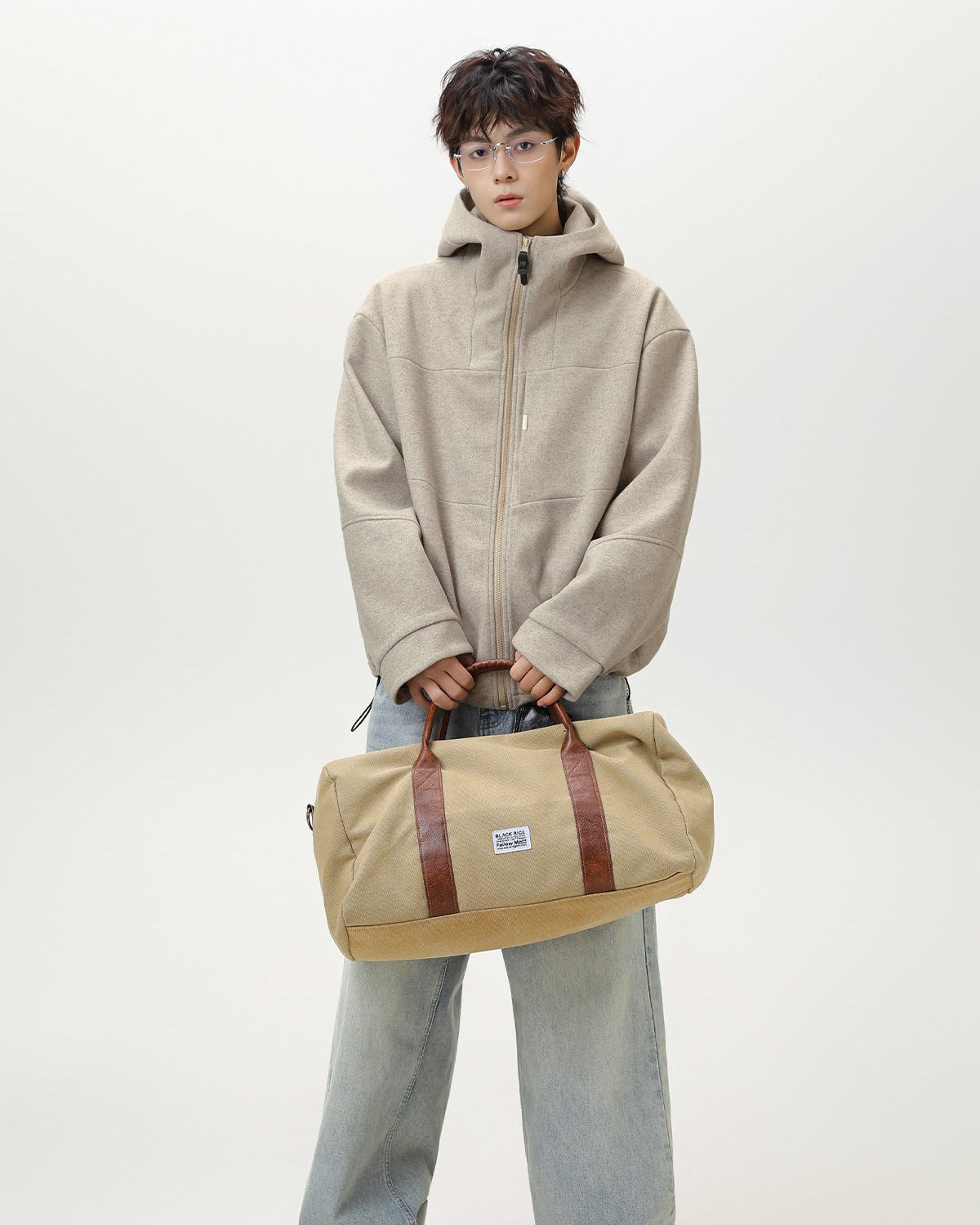 The Structured Wool Split Hoodie