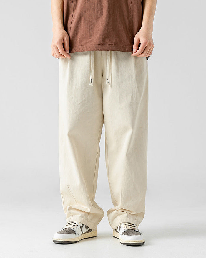 Le pantalon en coton de style japonais