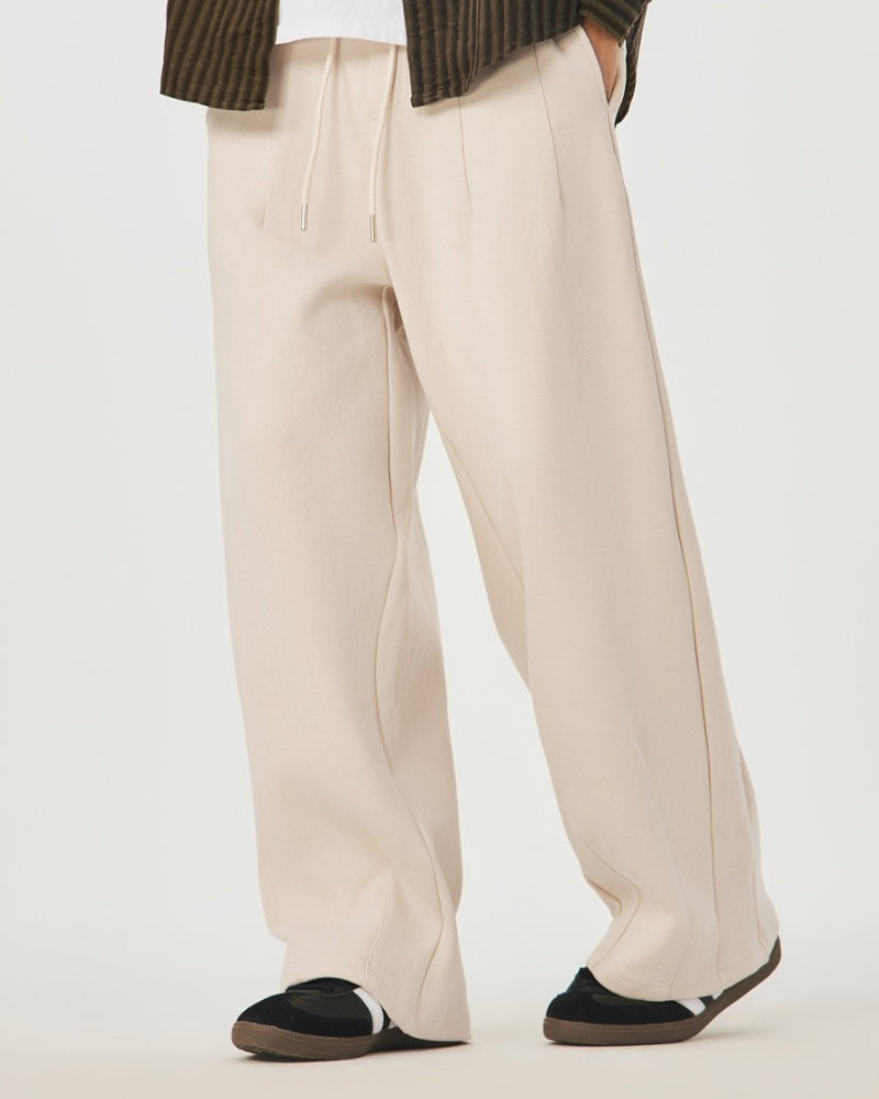 Pantalon de jogging à jambe large et à coupe décontractée